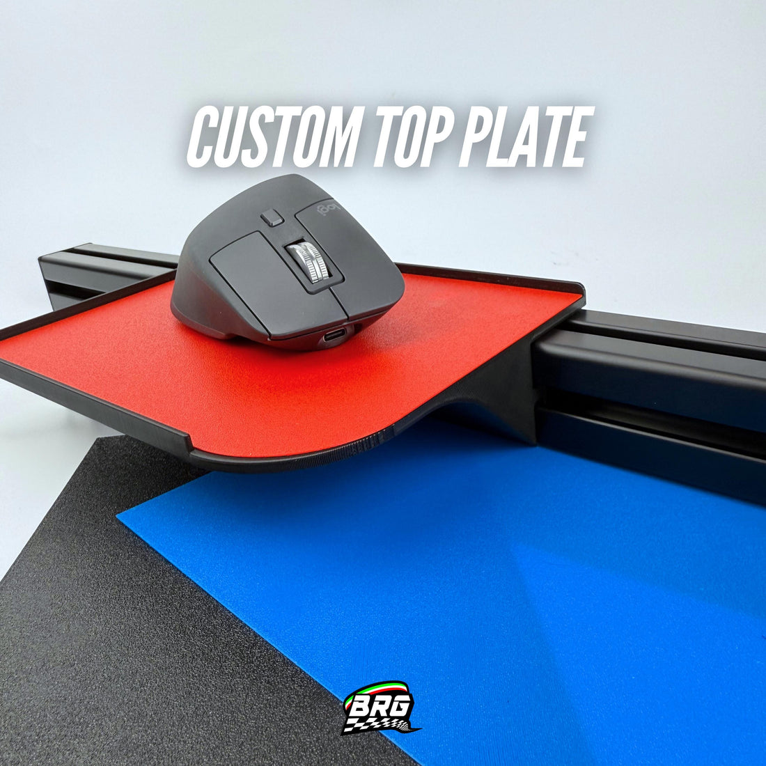 Mouse Tray – 40x40 Aluminum Profile Compatible with Custom Color Top Plate