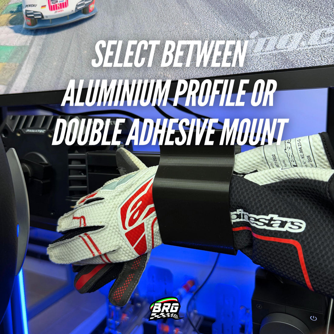 Sim Racing Gloves Holder – Black Version