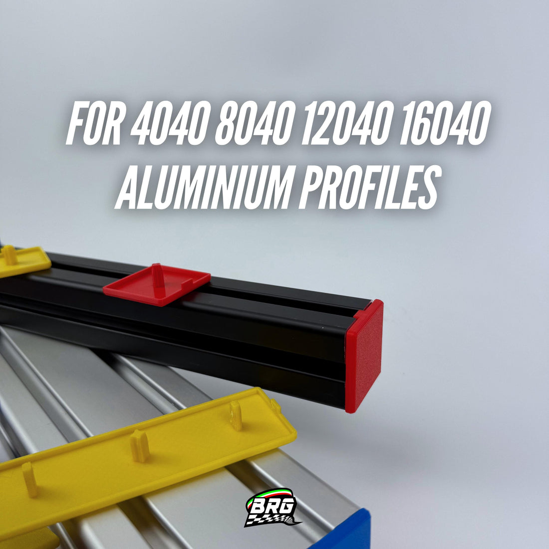 Sim Rig Aluminum Profile Endcaps – Custom Color Packs for 40x40, 80x40, 120x40, 160x40