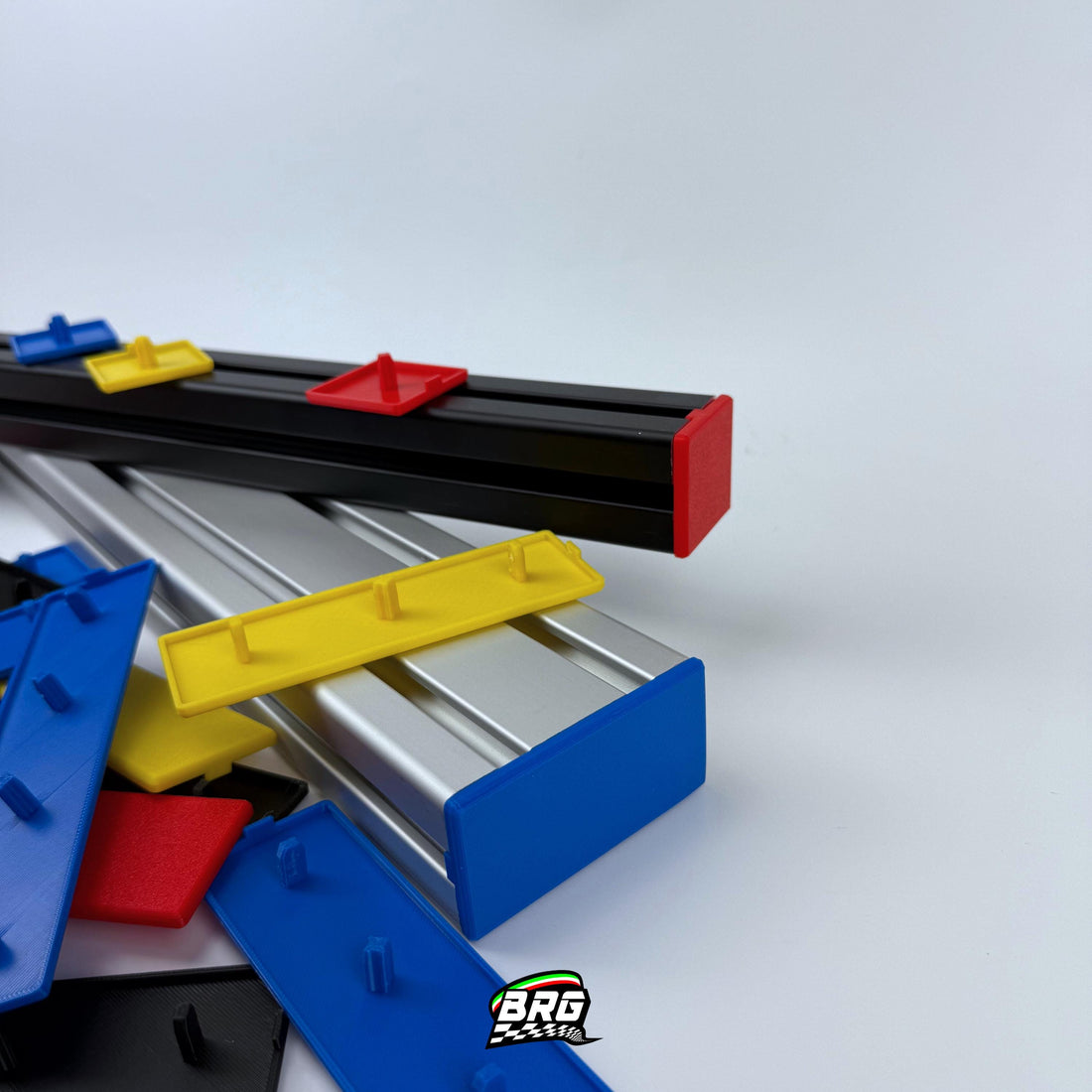 Sim Rig Aluminum Profile Endcaps – Custom Color Packs for 40x40, 80x40, 120x40, 160x40