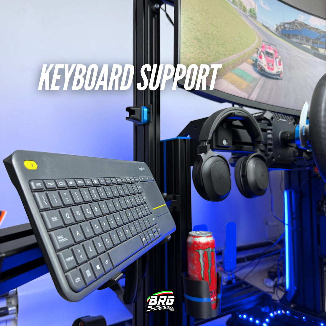 40x40 20 Degrees Adjustable Arm and Keyboard Holder – Complete Package