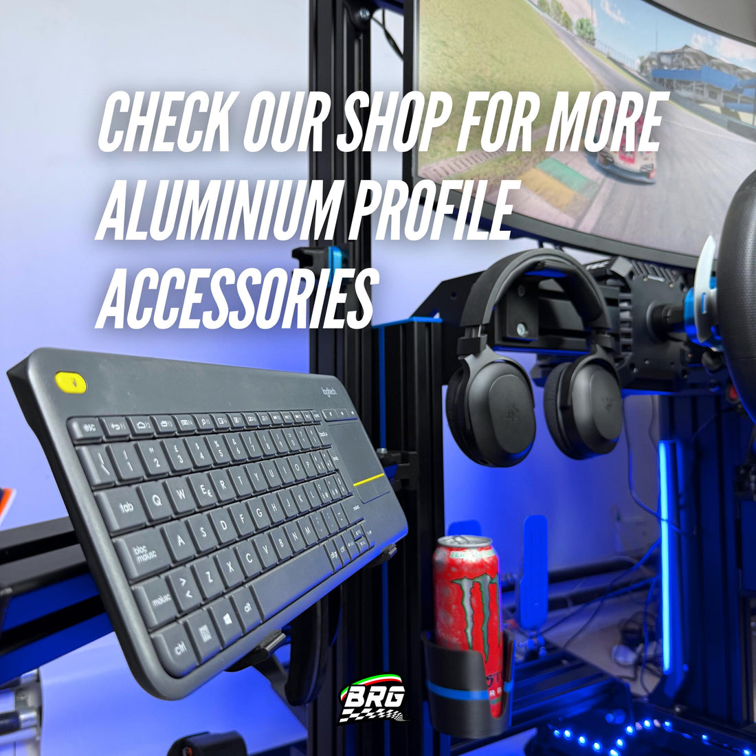 Sim Racing Gloves Holder – Black Version