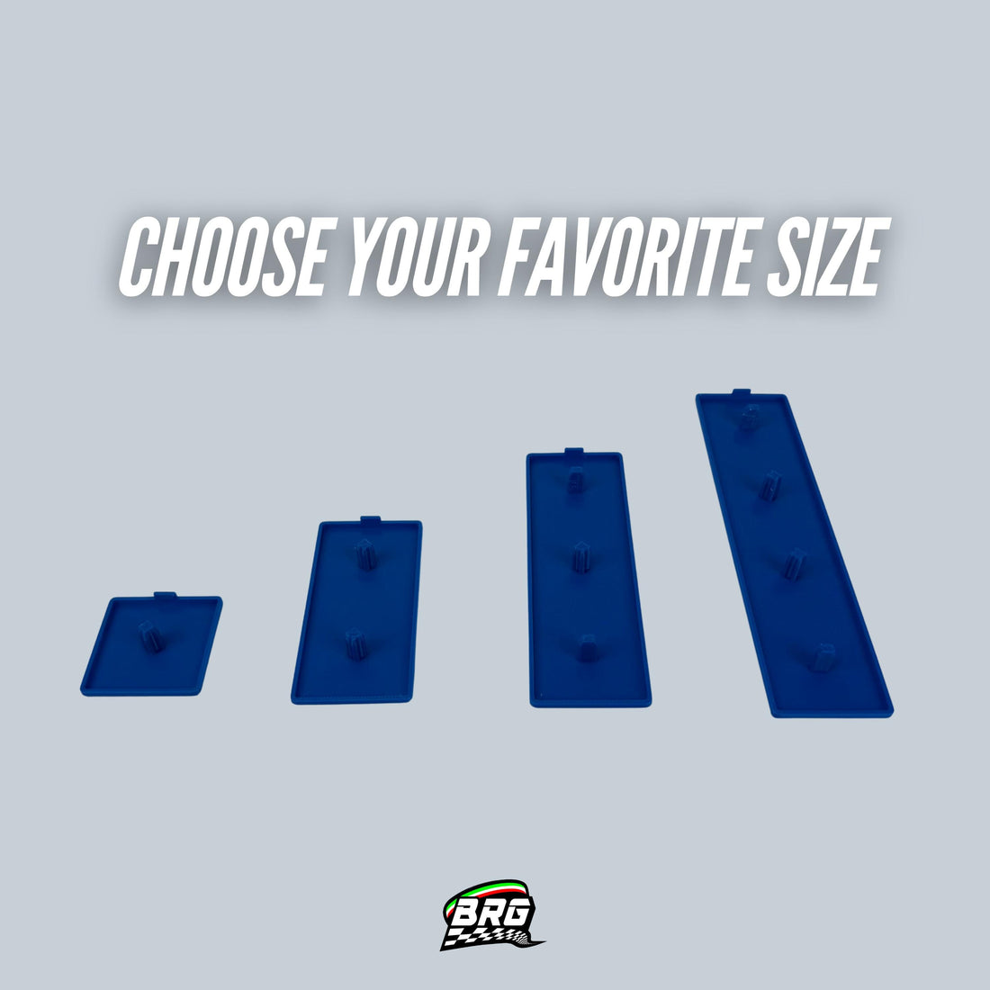 Sim Rig Aluminum Profile Endcaps – Custom Color Packs for 40x40, 80x40, 120x40, 160x40