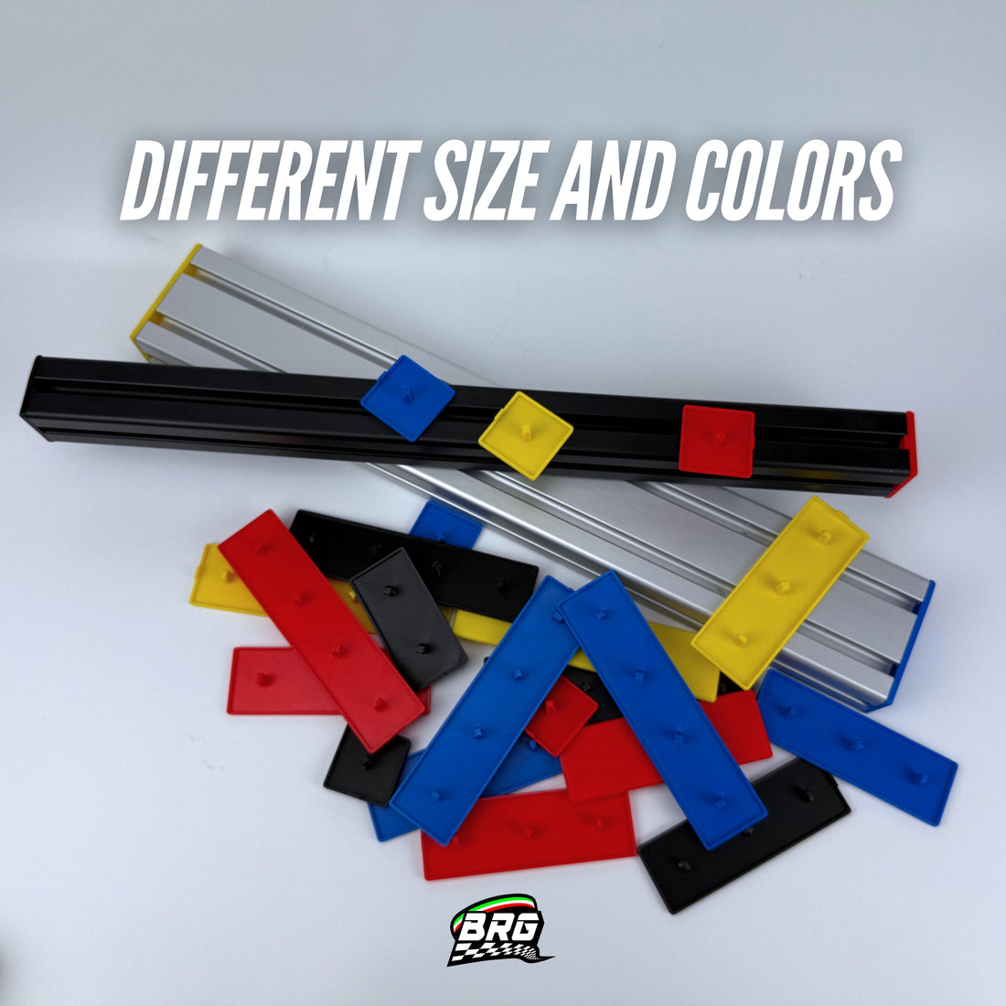 Sim Rig Aluminum Profile Endcaps – Custom Color Packs for 40x40, 80x40, 120x40, 160x40