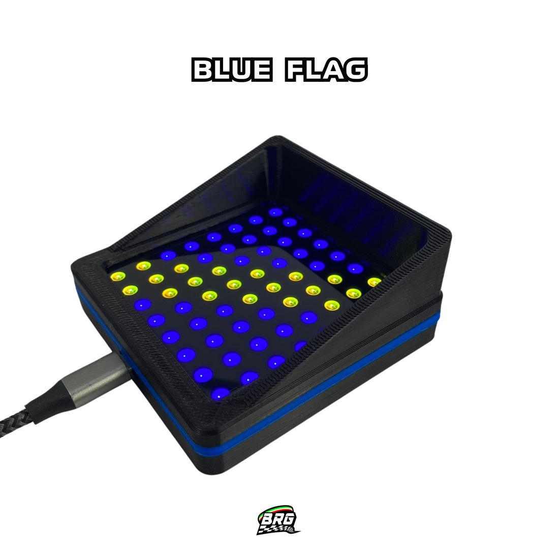 BRG Simracing Led Flag Indicator, 64 Led, Plug and Play