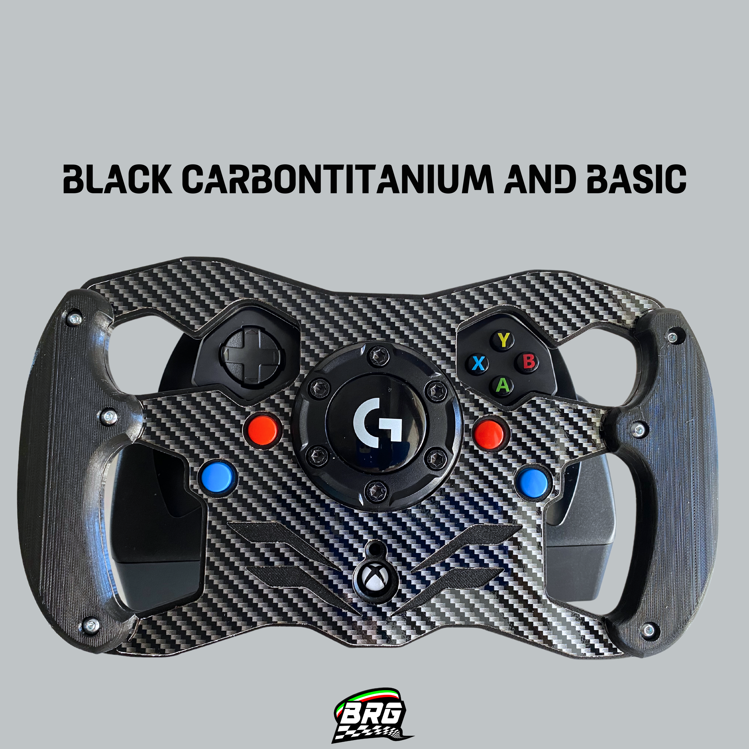 BRGSimMods F1 Open Wheel Mod For Logitech G920/G29/G293 – 8+ Colors, Rigid Plastic