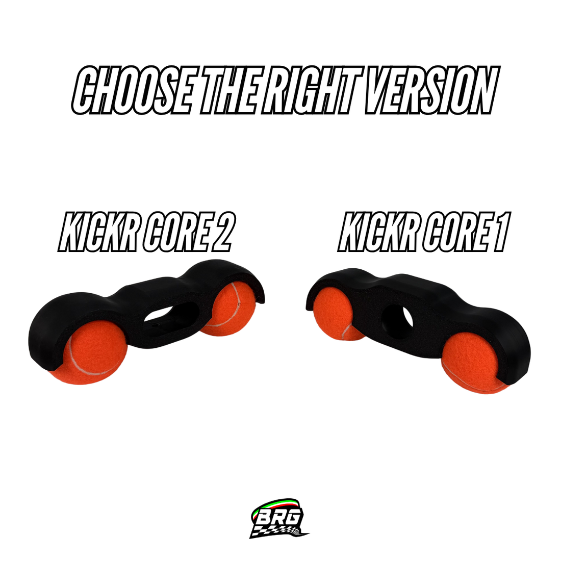 Zwift Ride and Kickr Core 1 and 2 Compatible Rocker Feet / Tennis Ball Mod