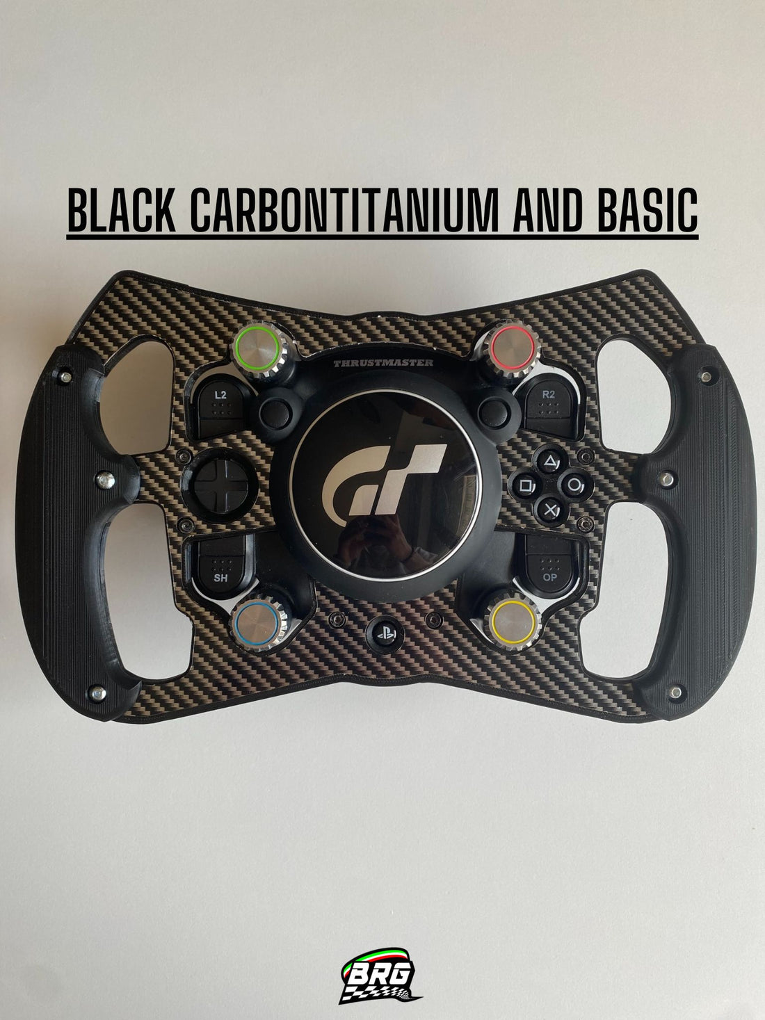 Open Wheel Mod for Thrustmaster T-GT. With Alcantara & 10+colors