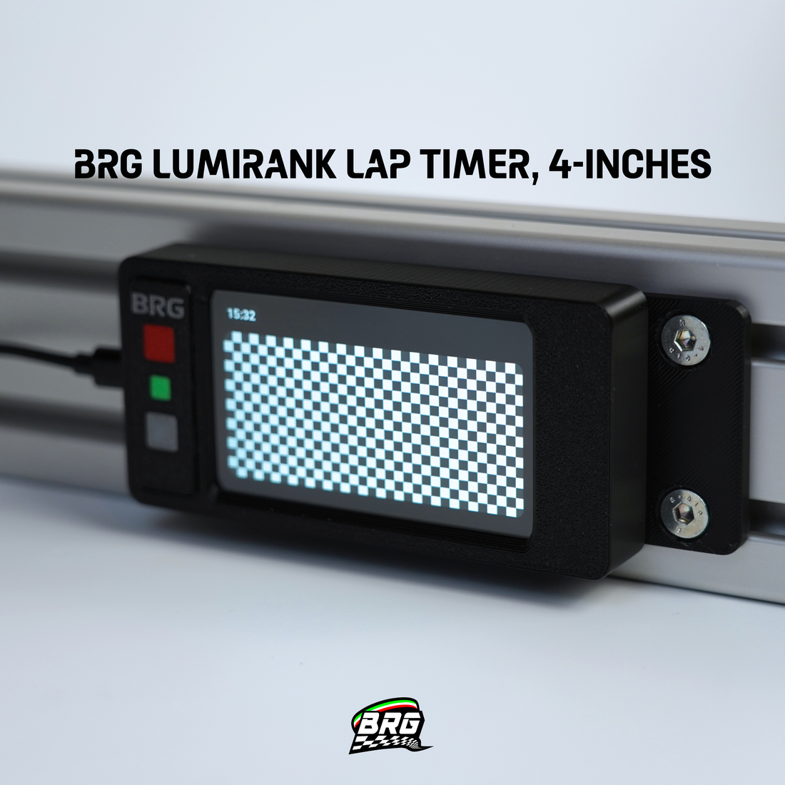 BRG Simracing Lumirank Lap Timer - Touch Screen Dash 4 Inch