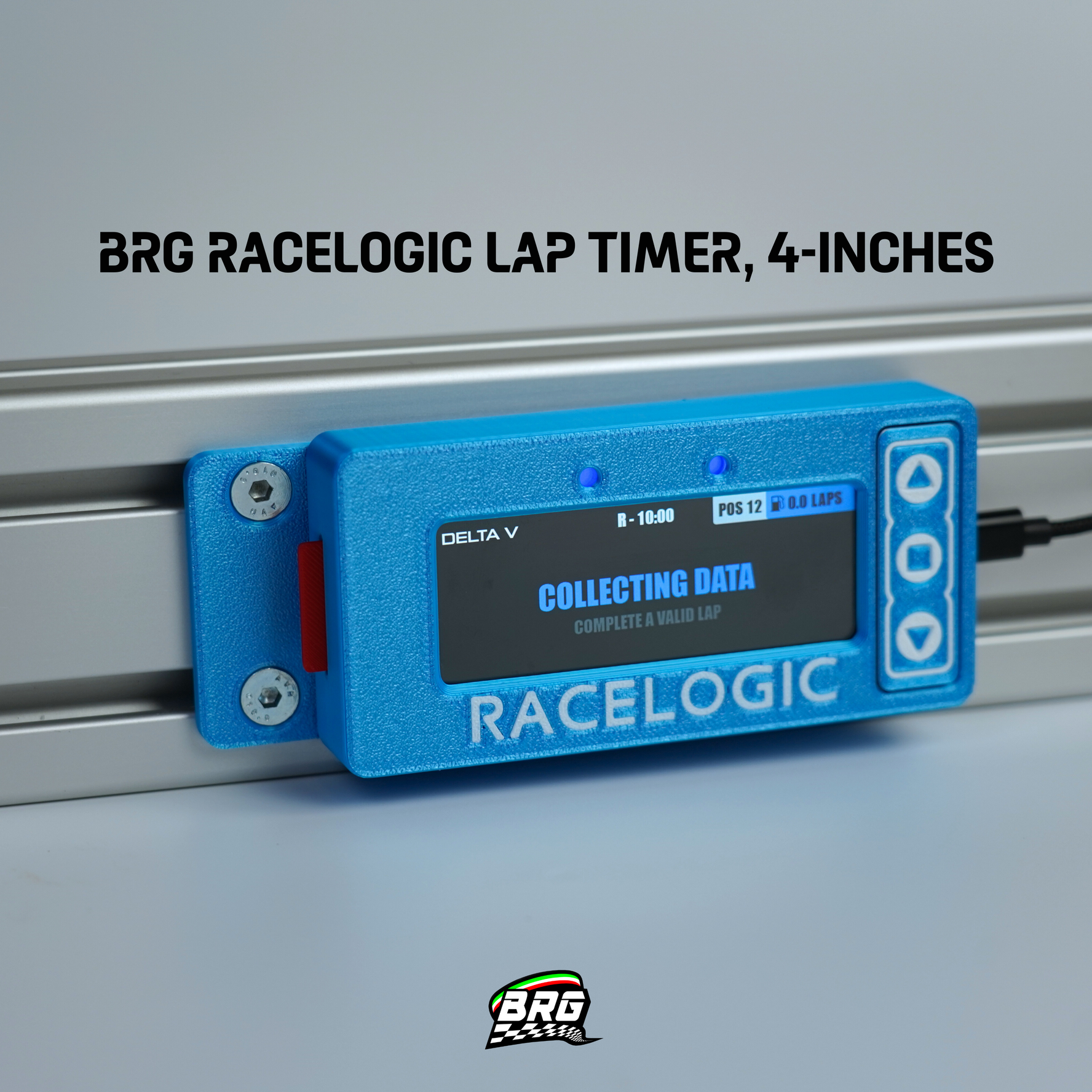 BRG Simracing Racelogic Lap Timer - Touch Screen Dash 4 Inch