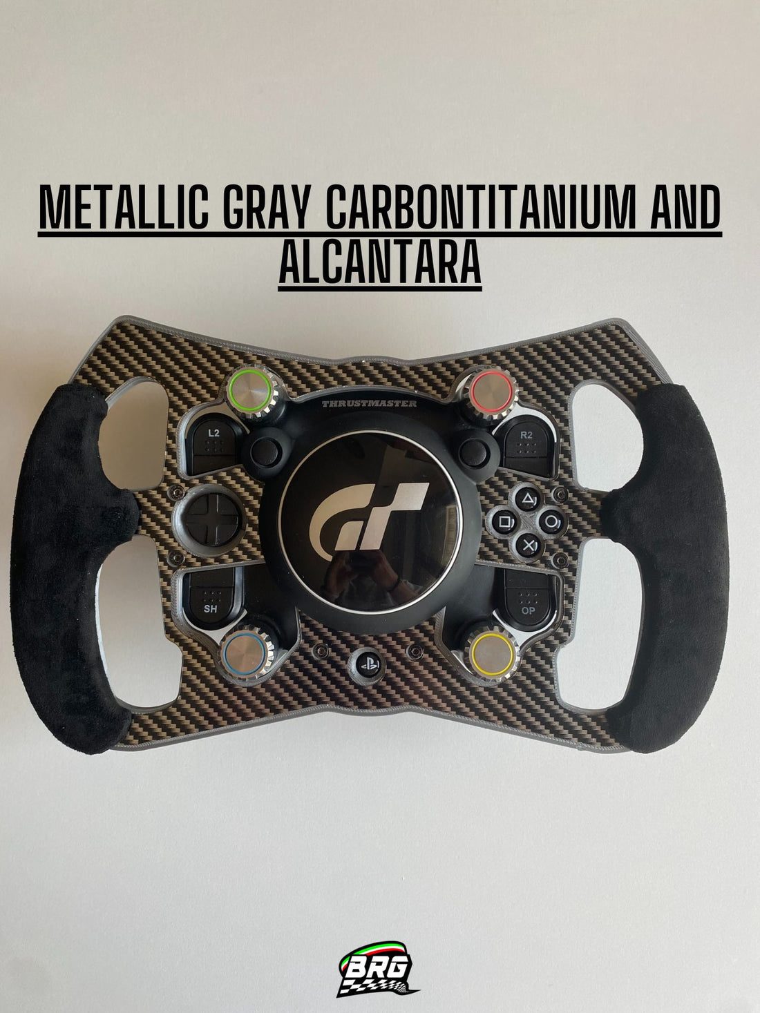 Open Wheel Mod for Thrustmaster T-GT. With Alcantara & 10+colors