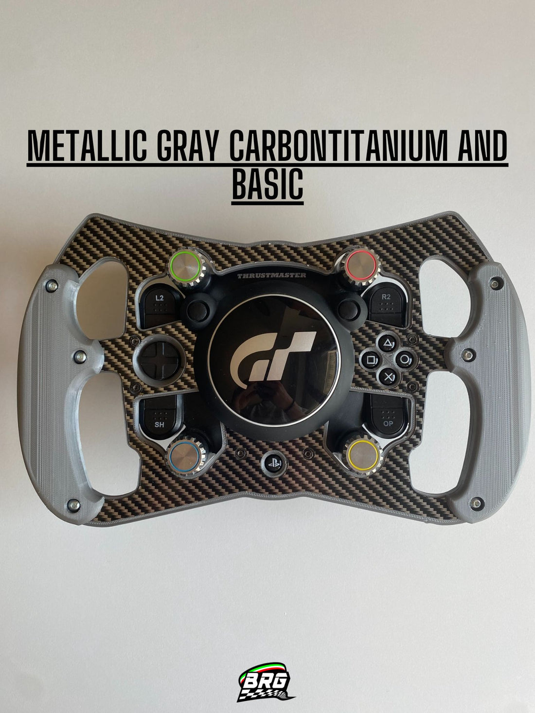 Open Wheel Mod for Thrustmaster T-GT. With Alcantara & 10+colors