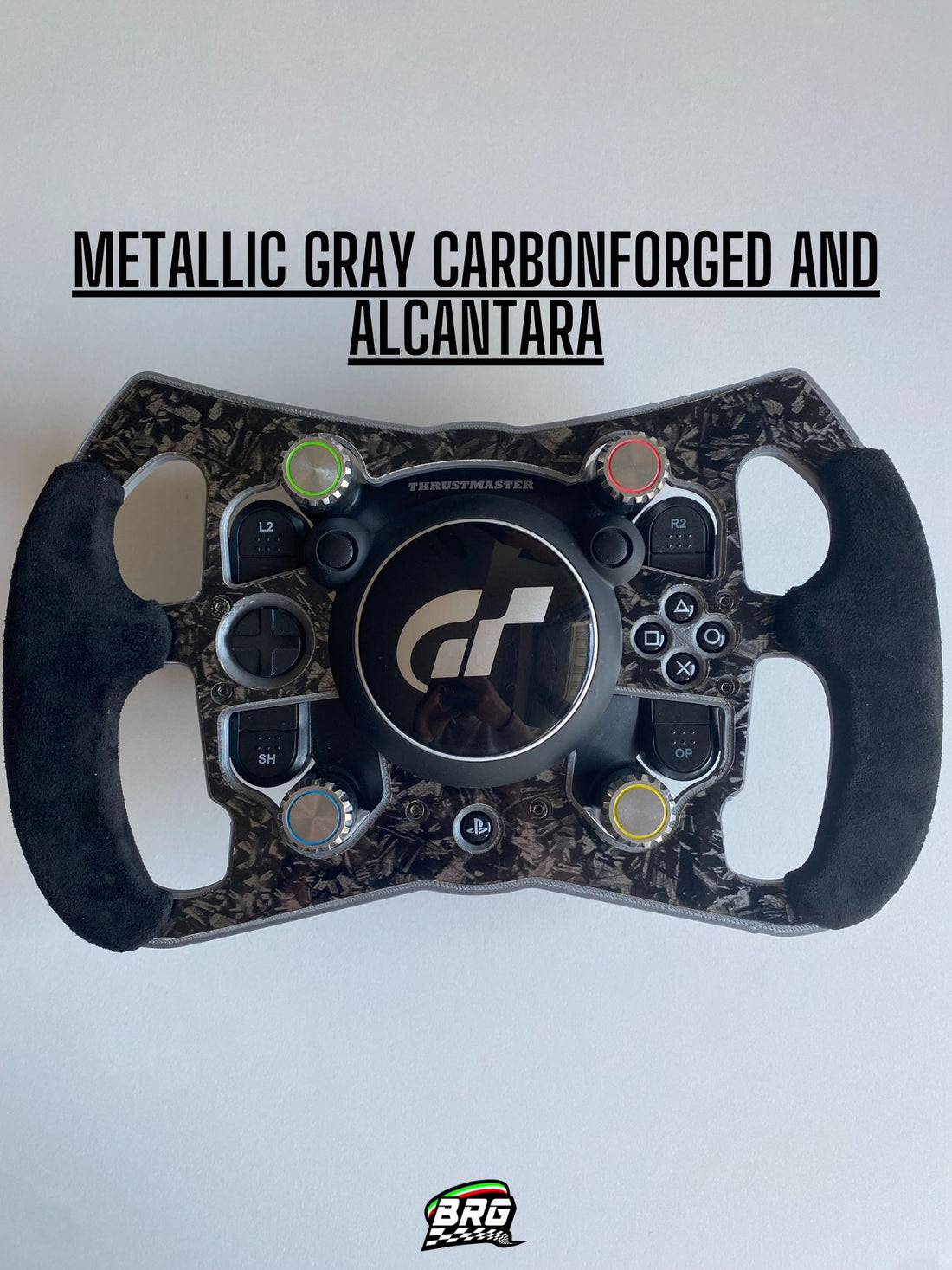 Open Wheel Mod for Thrustmaster T-GT. With Alcantara & 10+colors