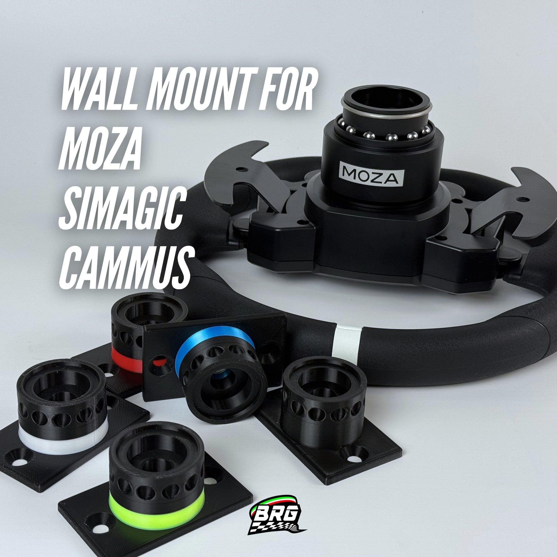 Universal Wall Support / Mount for Moza, Simagic, NRG, Cammus, IMMSOURCE, Accuforce