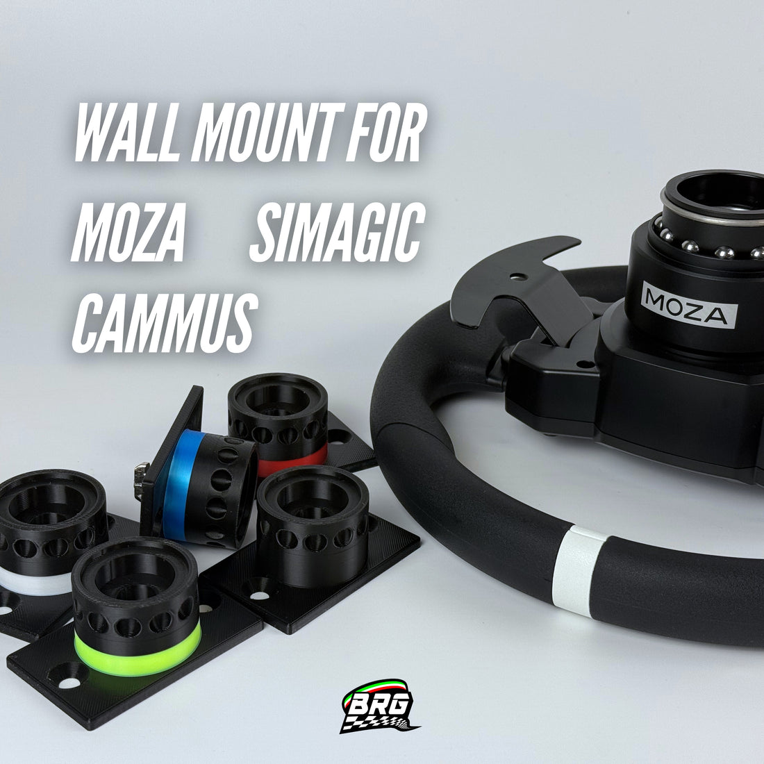 Universal Wall Support / Mount for Moza, Simagic, NRG, Cammus, IMMSOURCE, Accuforce