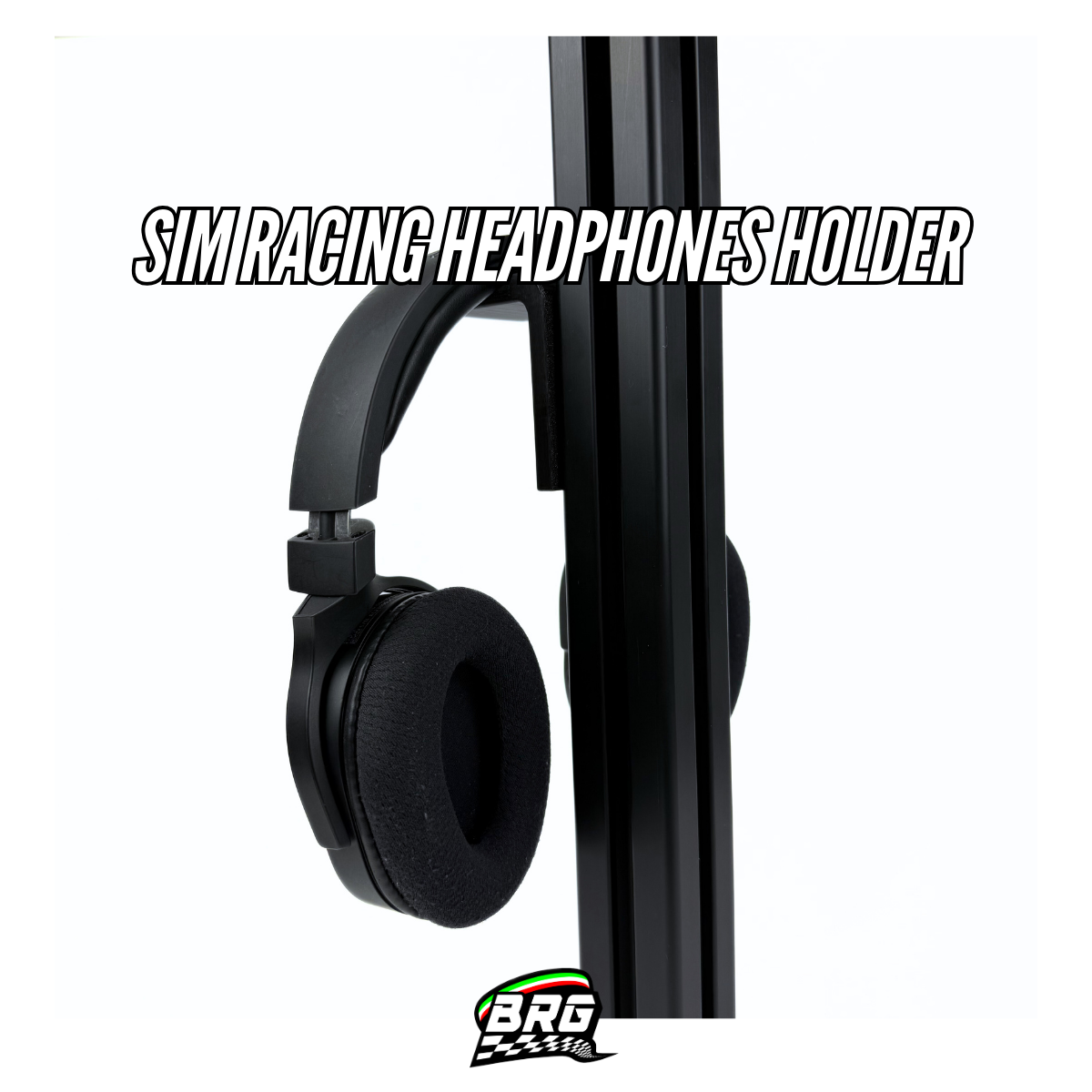 Headphone Holder Aluminum Profile - Black Finish