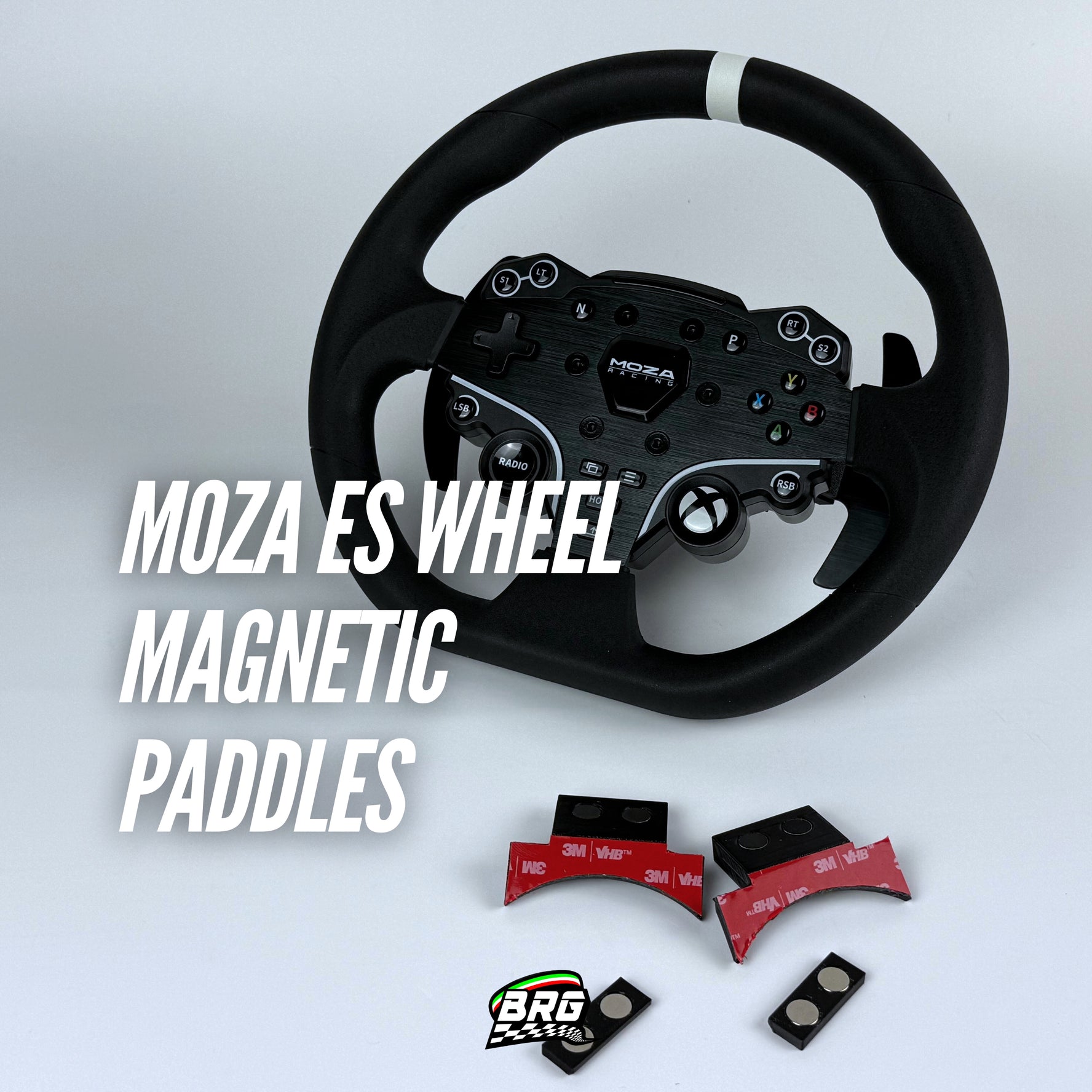 Magnetic Paddles for Moza ES Wheel