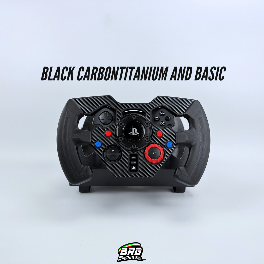 F1 Open Wheel Mod V2 for Logitech G29/G923 PlayStation Black Version
