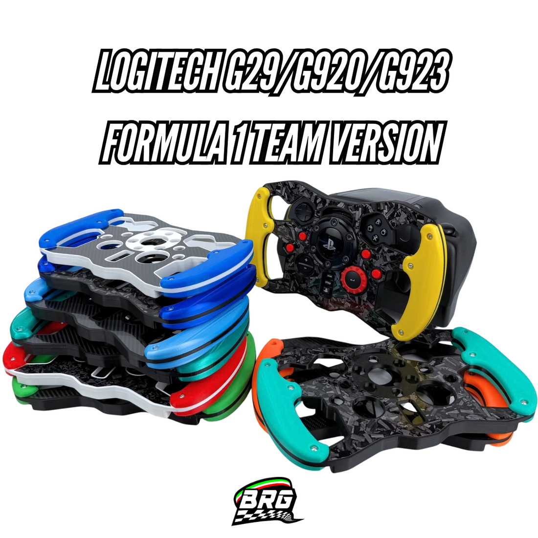 Logitech G29-G920-G923 Open Wheel Mod F1 Team Version