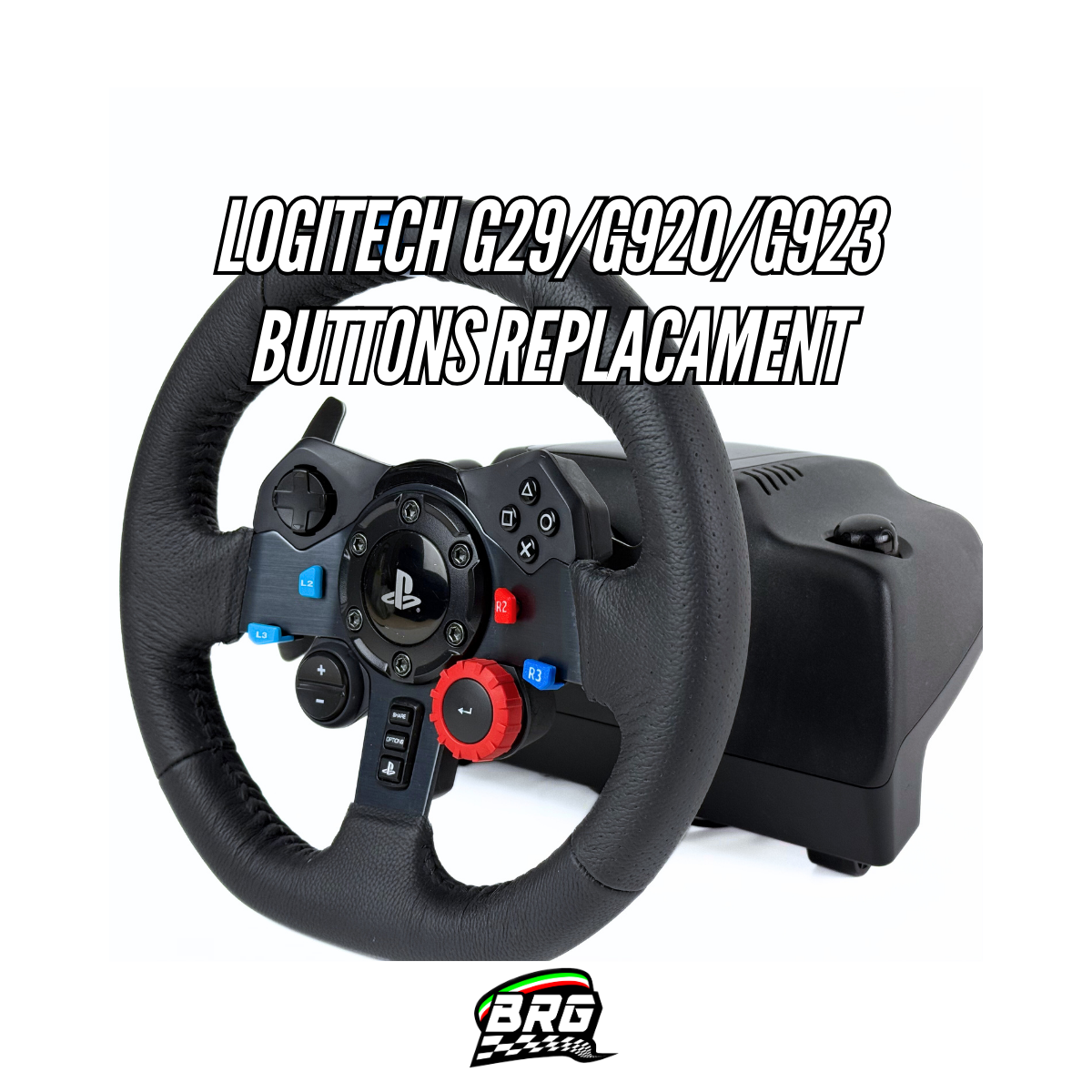 Logitech G29/G920/G923 Button Replacement Kit