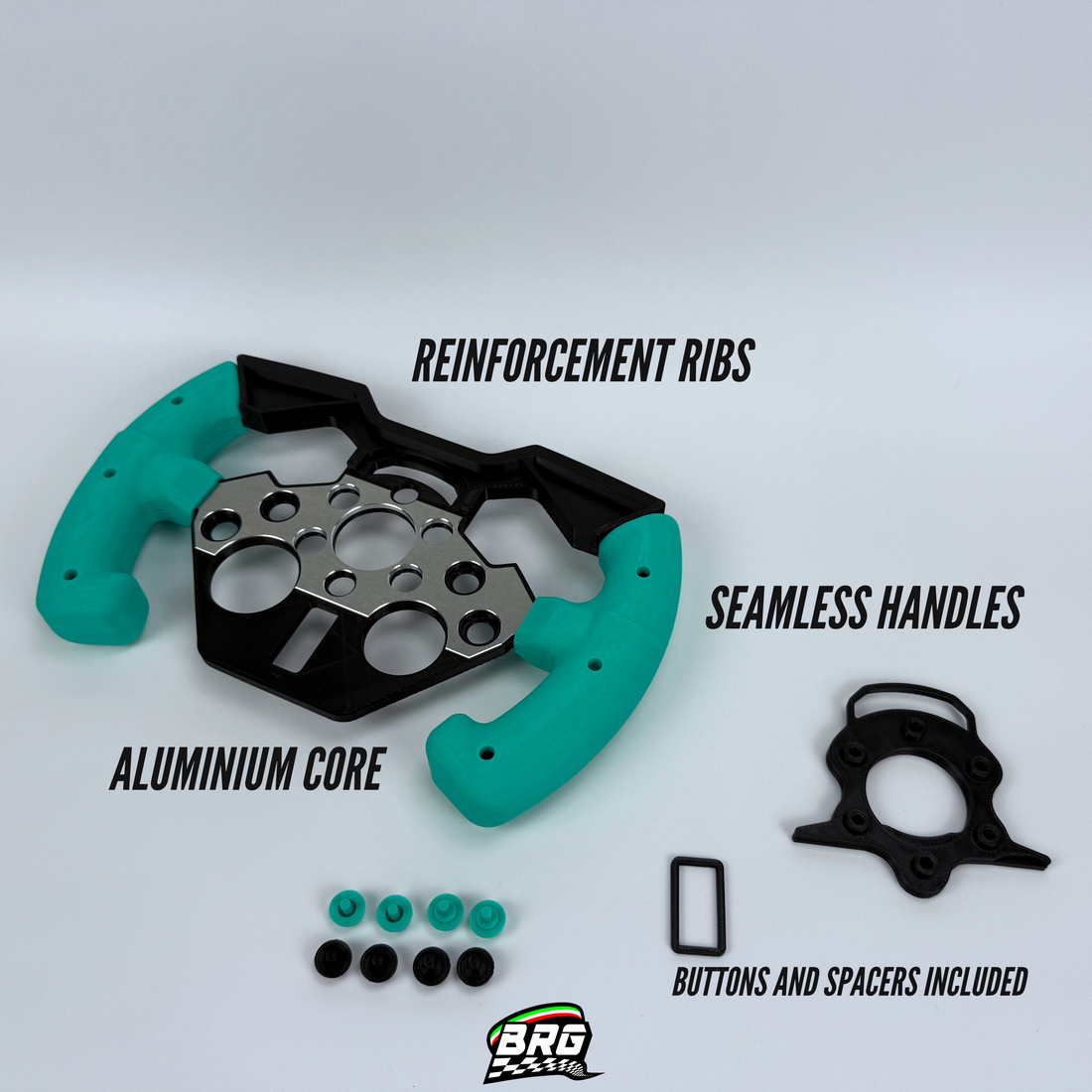 F1 Open Wheel Mod V2 for Logitech G29/G923 PlayStation Black Version
