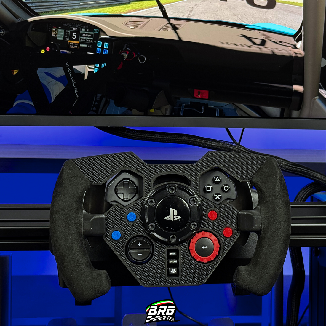 F1 Open Wheel Mod V2 for Logitech G29/G923 PlayStation Black Version