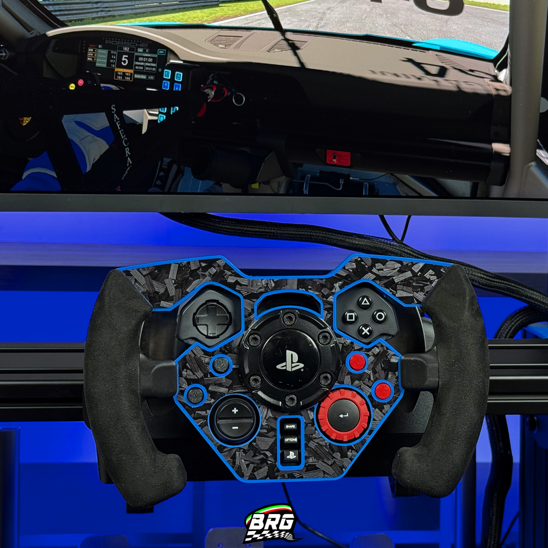 F1 Open Wheel Mod V2 for Logitech G29/G923 PlayStation Black Version