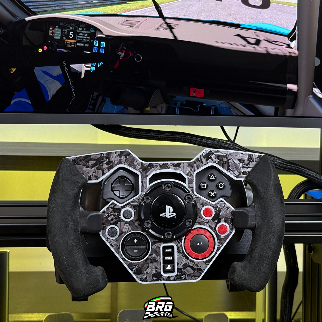 F1 Open Wheel Mod V2 for Logitech G29/G923 PlayStation Black Version