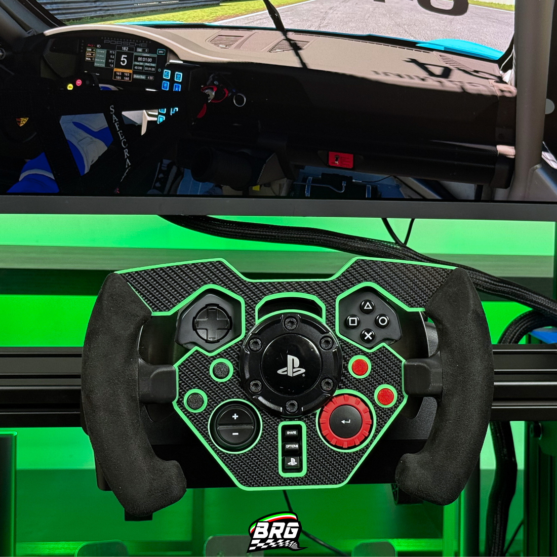 F1 Open Wheel Mod V2 for Logitech G29/G923 PlayStation Black Version