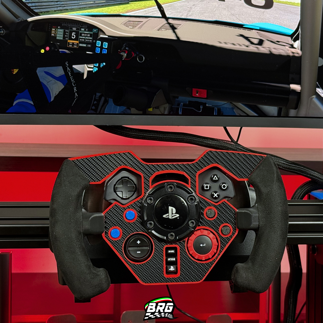 F1 Open Wheel Mod V2 for Logitech G29/G923 PlayStation Black Version