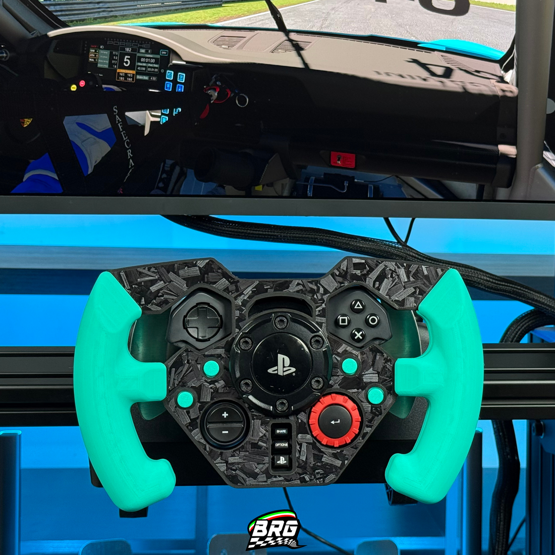 F1 Open Wheel Mod V2 for Logitech G29/G923 PlayStation Black Version