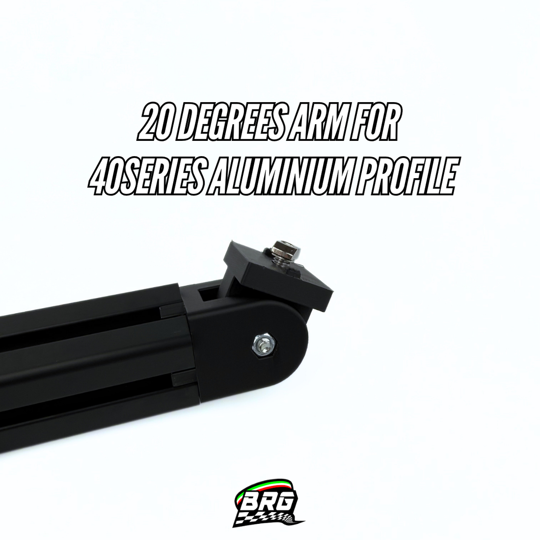 40x40 Aluminum Profile Adjustable Arm Support with 20 Degrees Angle