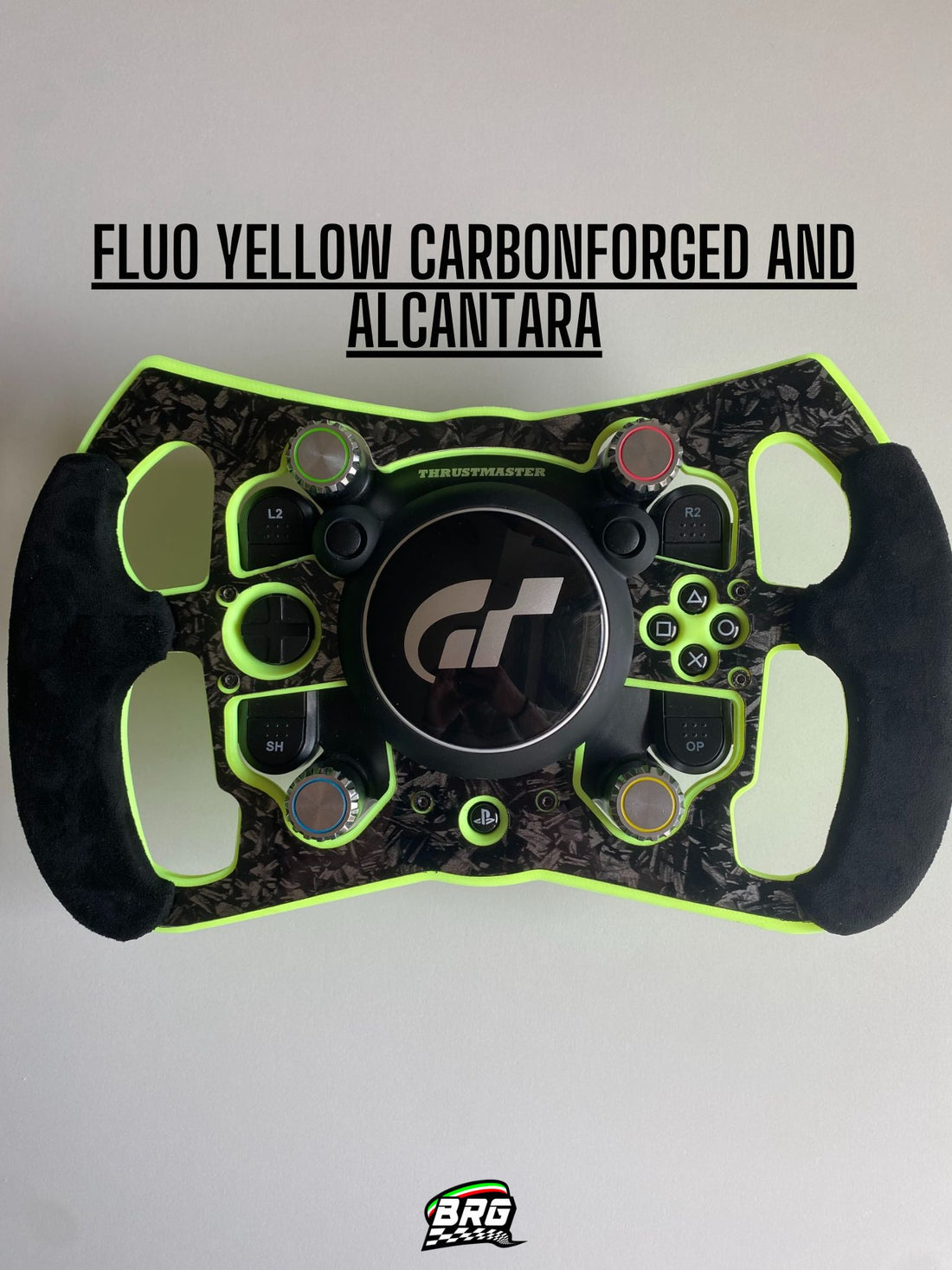 Open Wheel Mod for Thrustmaster T-GT. With Alcantara & 10+colors