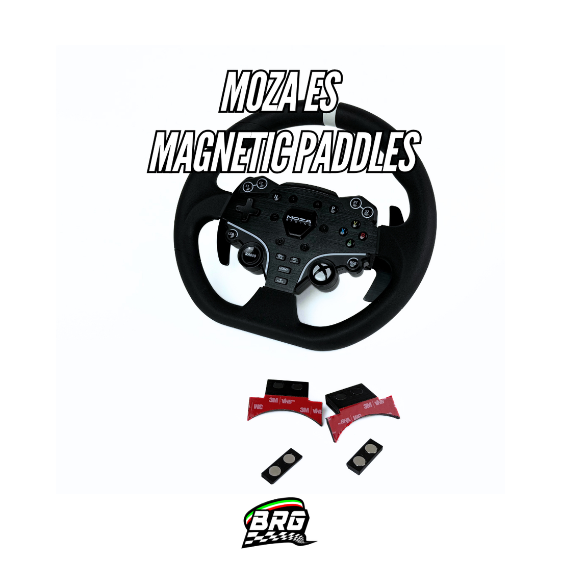 Magnetic Paddles for Moza ES Wheel