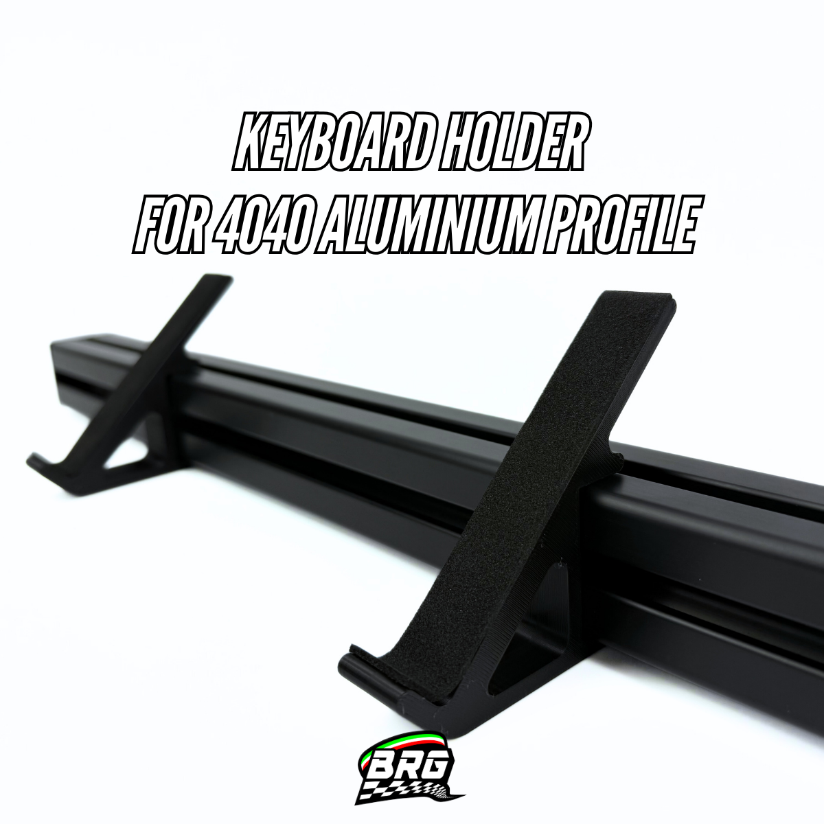 40x40 Aluminum Profile Keyboard Holder – Adjustable and Protective Design
