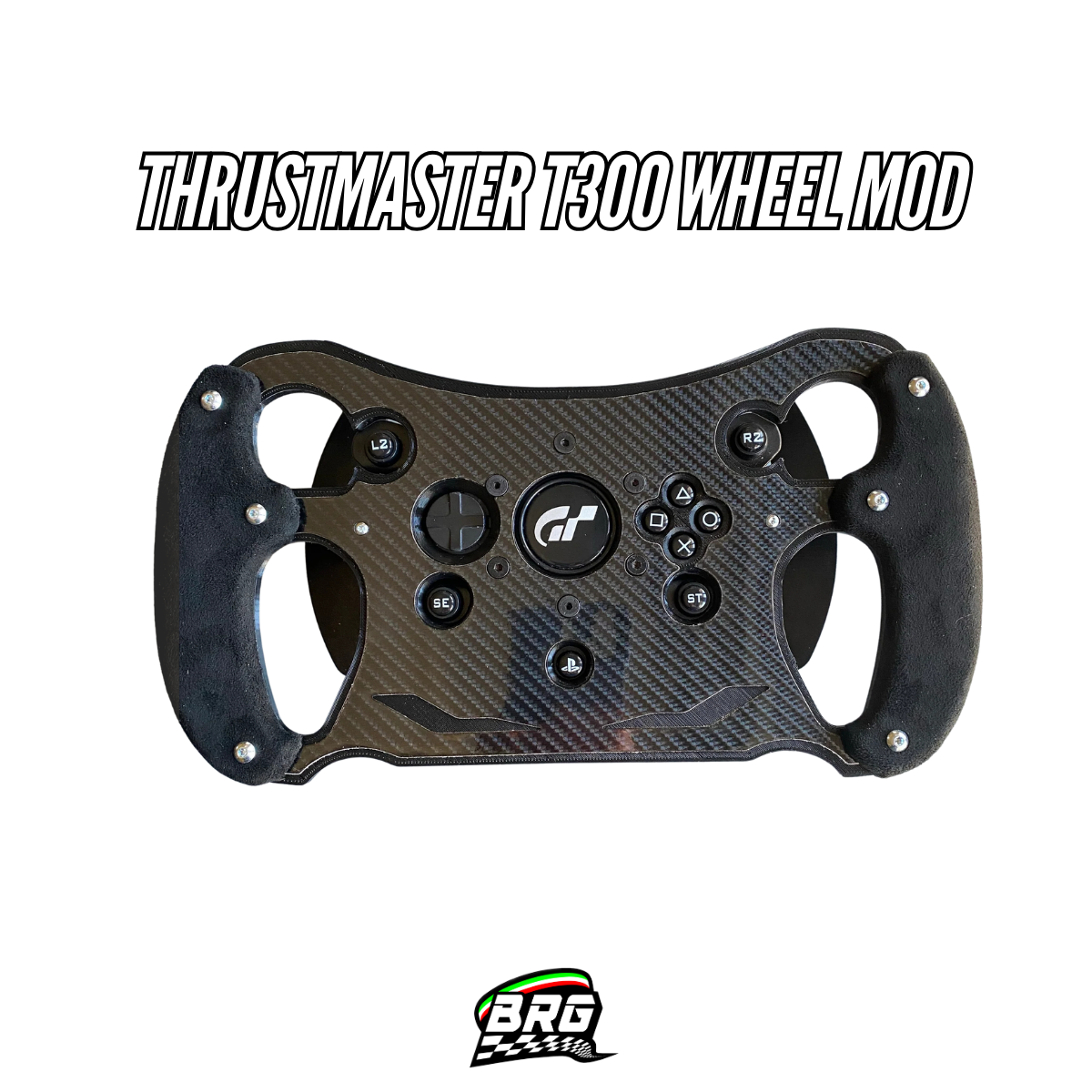 New Alcantara GT3 Open Wheel Mod for Thrustmaster T300, different colors