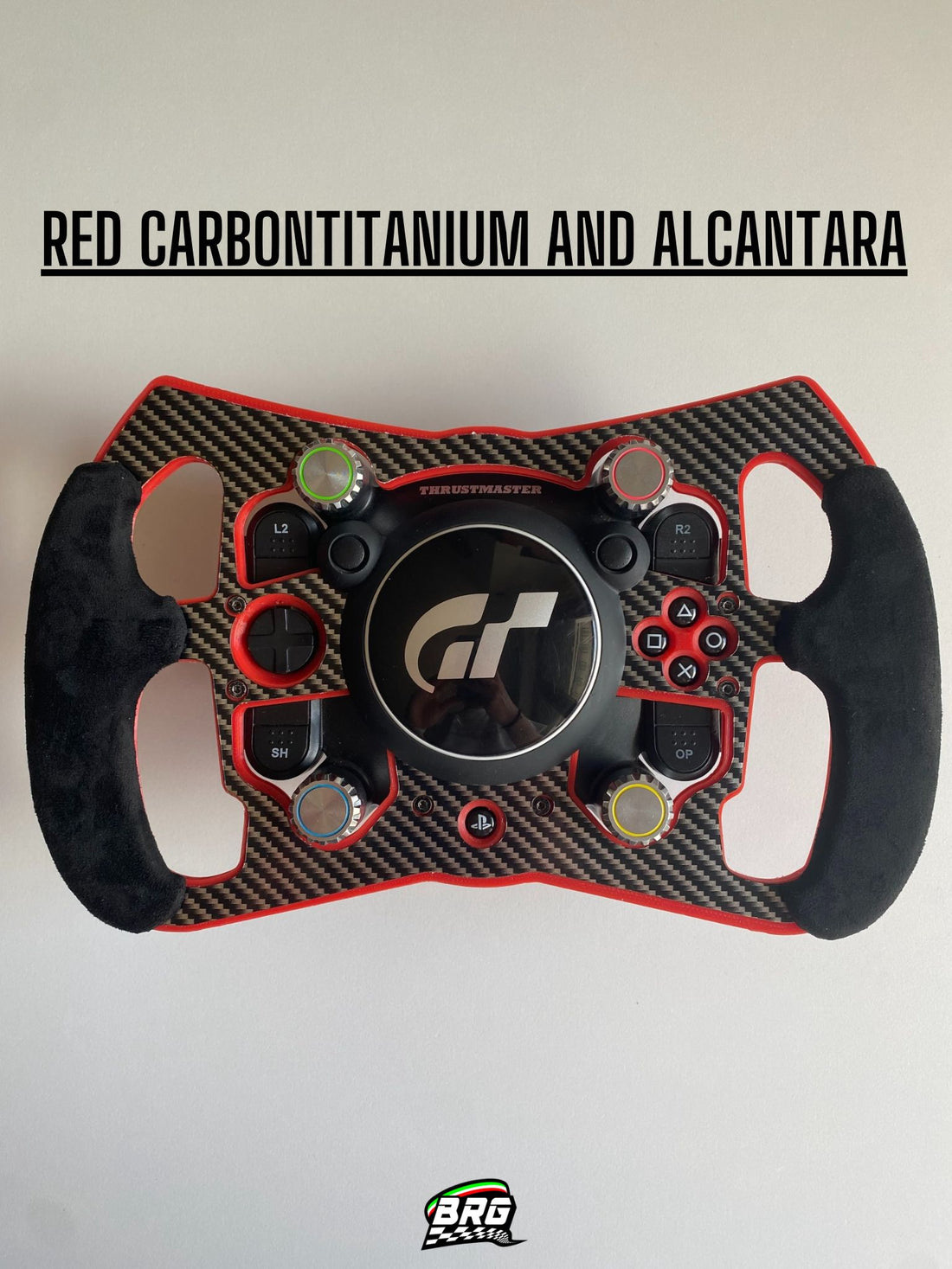 Open Wheel Mod for Thrustmaster T-GT. With Alcantara & 10+colors