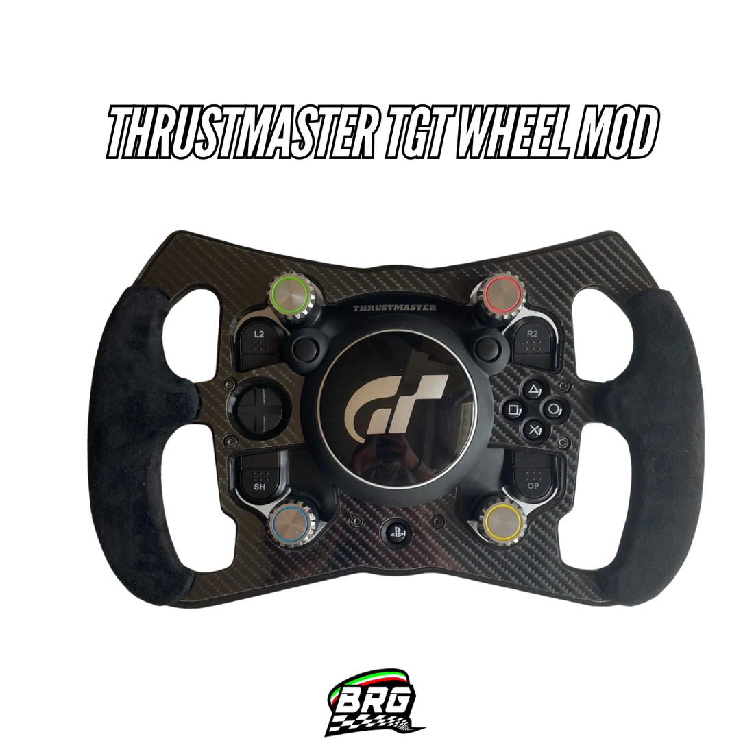Open Wheel Mod for Thrustmaster T-GT. With Alcantara & 10+colors