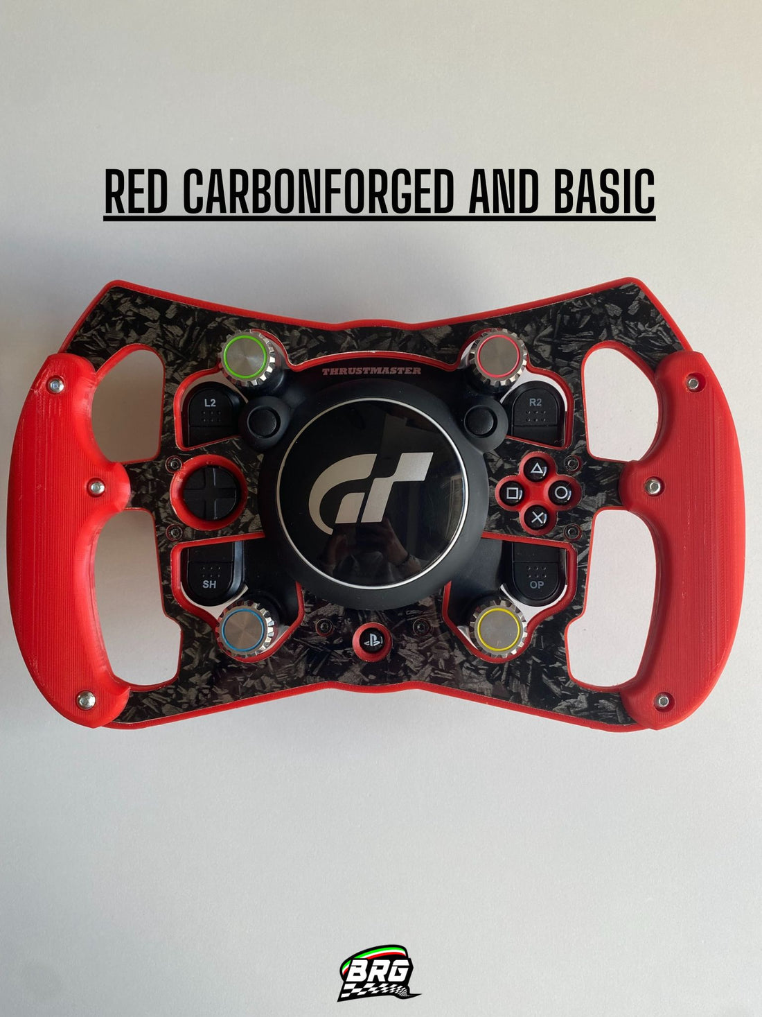 Open Wheel Mod for Thrustmaster T-GT. With Alcantara & 10+colors