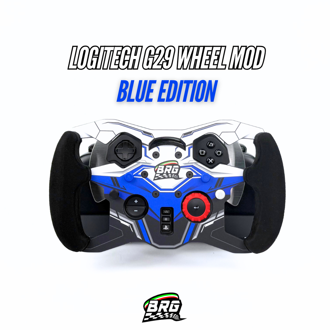 Logitech G29 / G923 PlayStation Aluminum Open Wheel Mod - Alcantara Gr Logitech G29 / G923 PlayStation Aluminum Open Wheel Mod - Alcantara Gr