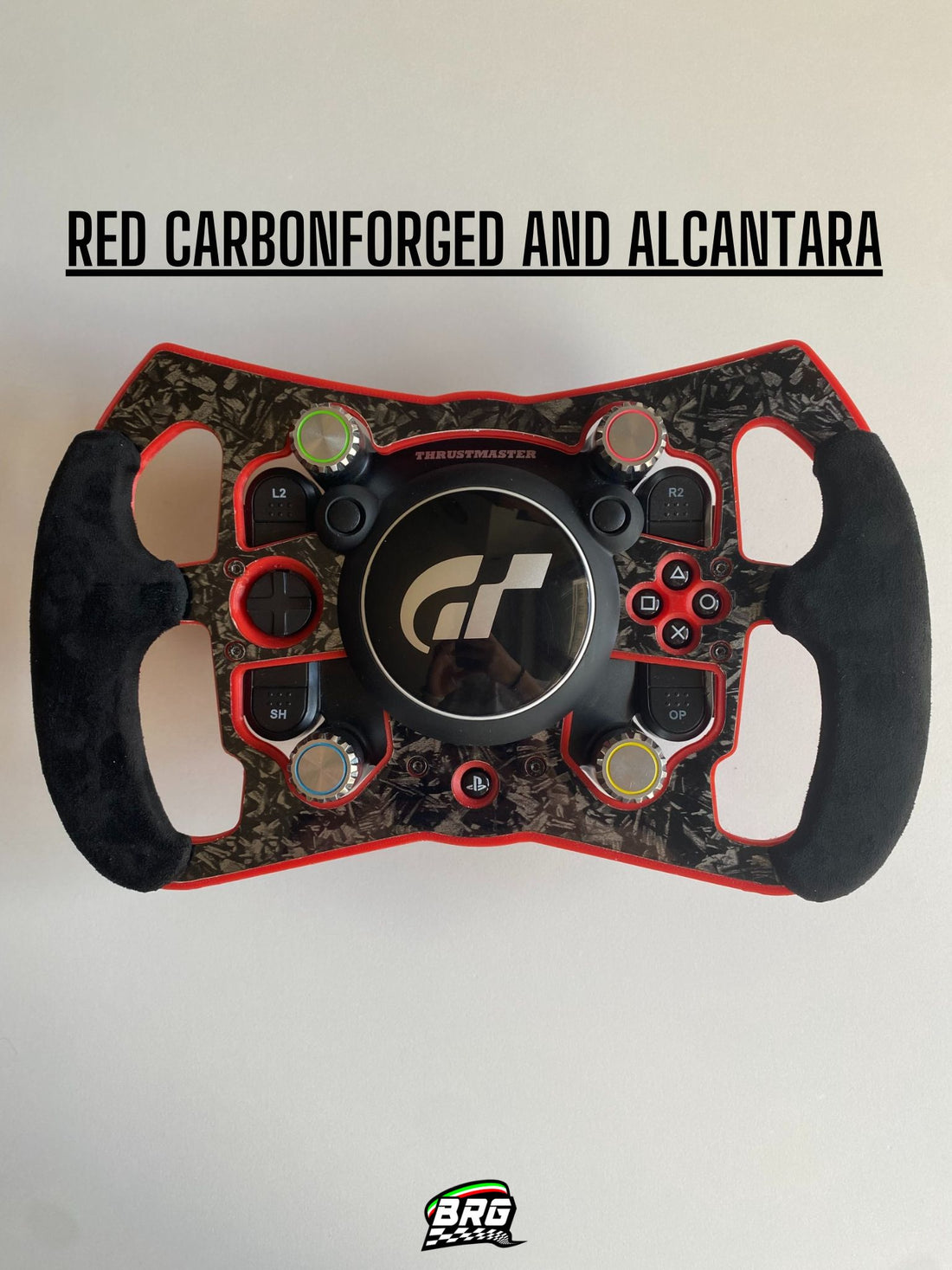 Open Wheel Mod for Thrustmaster T-GT. With Alcantara & 10+colors