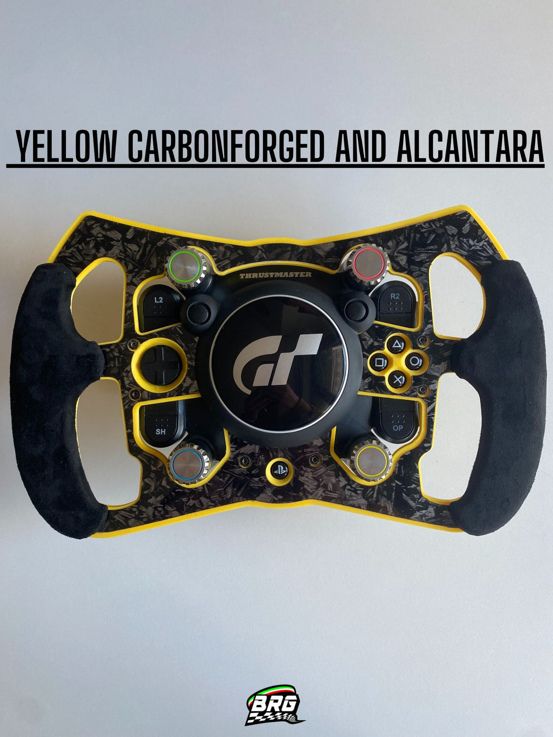 Open Wheel Mod for Thrustmaster T-GT. With Alcantara & 10+colors