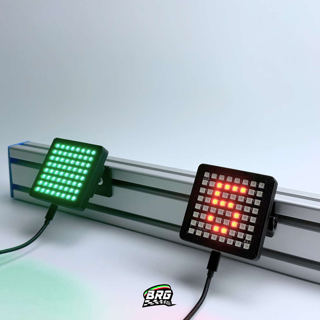 BRG Simracing V1 LED Flag Indicator, 64 LED, Plug and Play