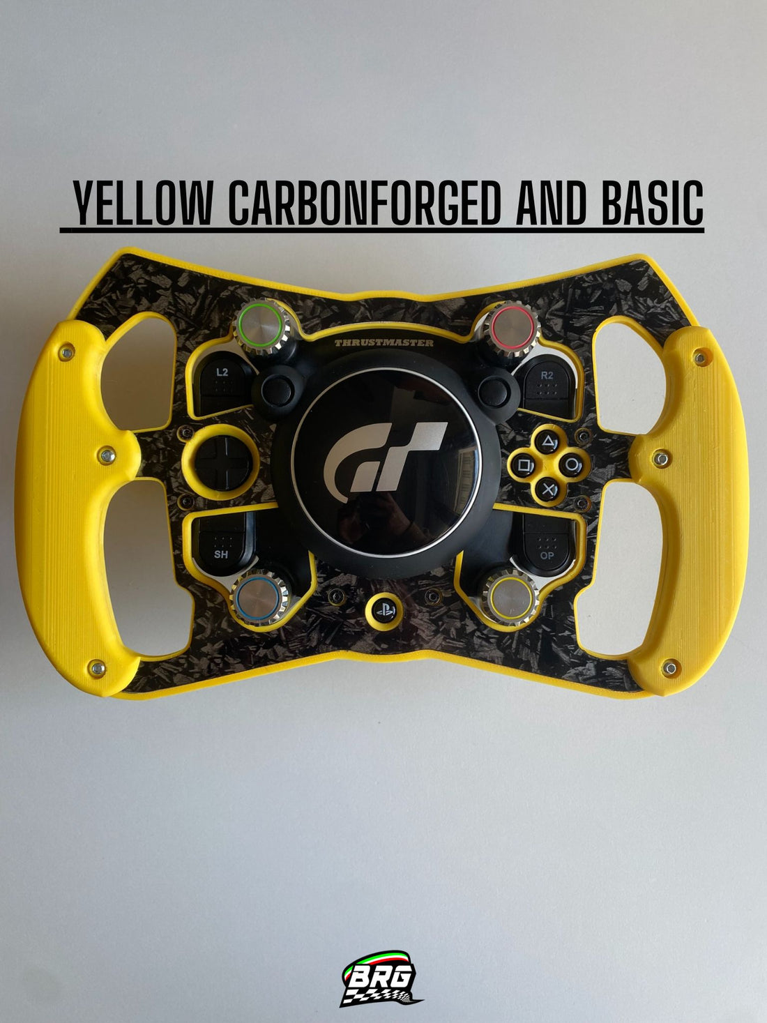 Open Wheel Mod for Thrustmaster T-GT. With Alcantara & 10+colors