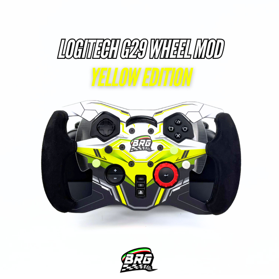 Logitech G29 / G923 PlayStation Aluminum Open Wheel Mod - Alcantara Gr Logitech G29 / G923 PlayStation Aluminum Open Wheel Mod - Alcantara Gr
