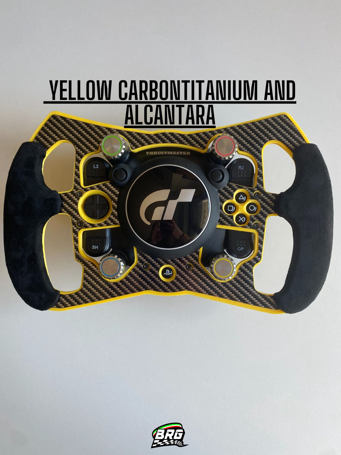 Open Wheel Mod for Thrustmaster T-GT. With Alcantara & 10+colors