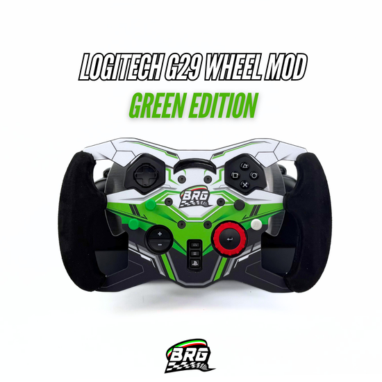 Logitech G29 / G923 PlayStation Aluminum Open Wheel Mod - Alcantara Gr Logitech G29 / G923 PlayStation Aluminum Open Wheel Mod - Alcantara Gr