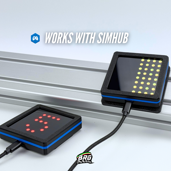 Brg Led Module BRG Simracing Led Flag Indicator, 64 Led, Plug and Play