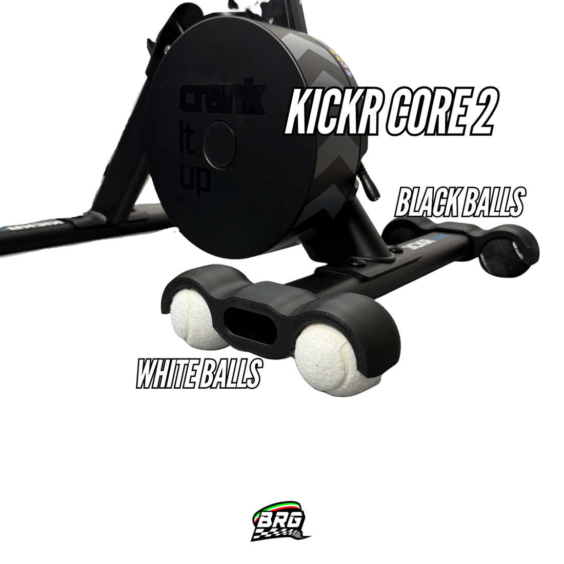Zwift Ride and Kickr Core 1 and 2 Compatible Rocker Feet / Tennis Ball Mod