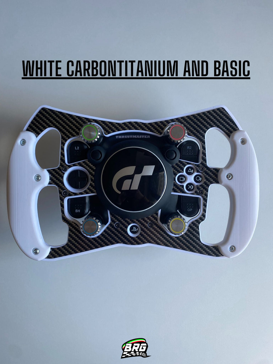 Open Wheel Mod for Thrustmaster T-GT. With Alcantara & 10+colors